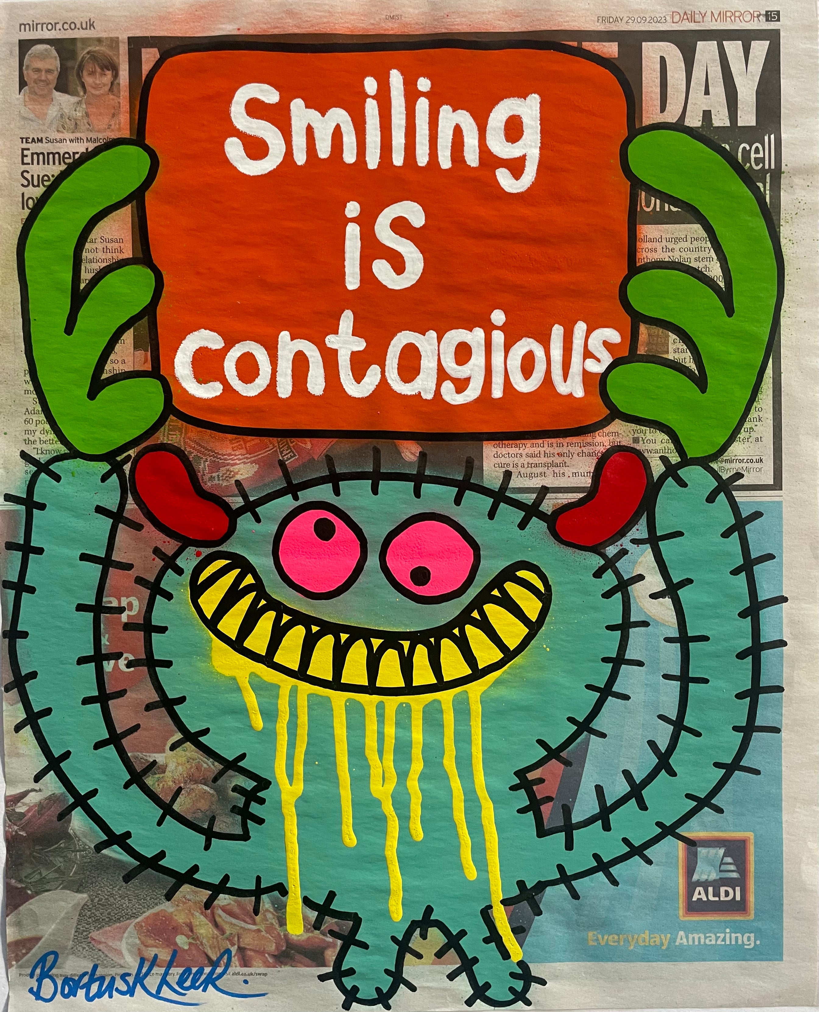 Smiling is contagious