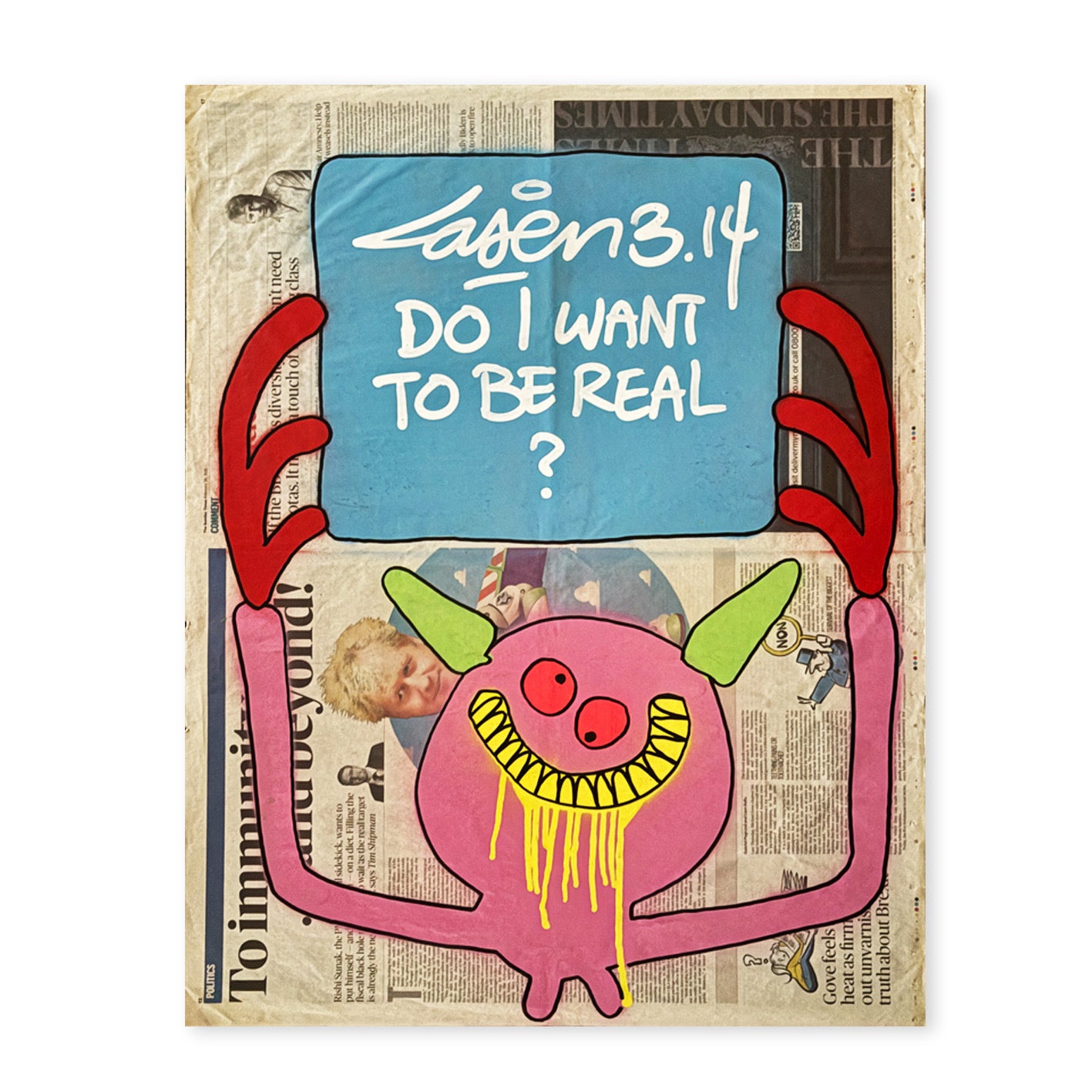 Laser 3.14. Do I want to be real?