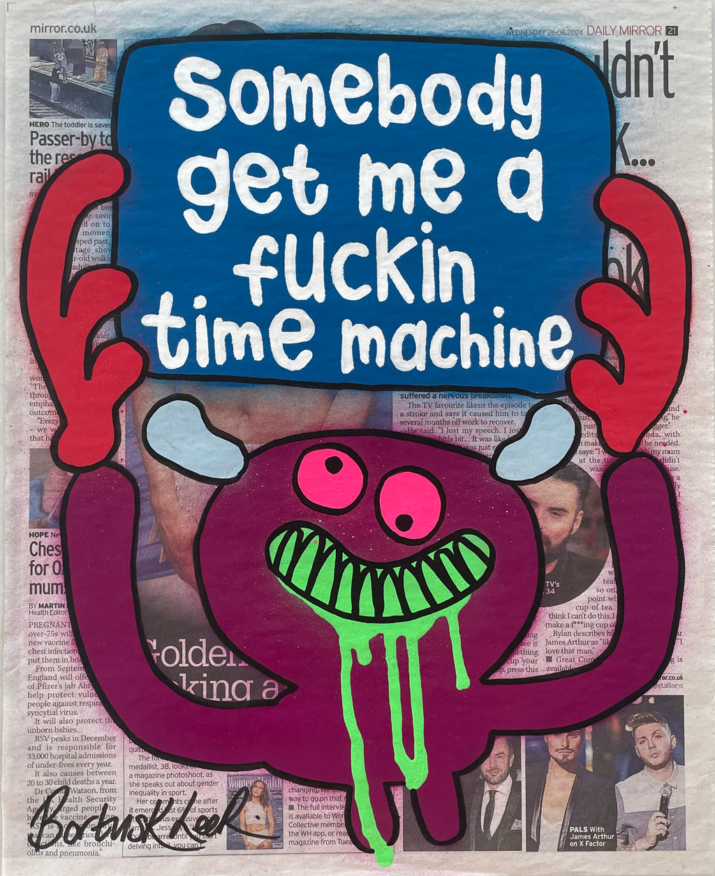 Somebody get me a fuckin time machine