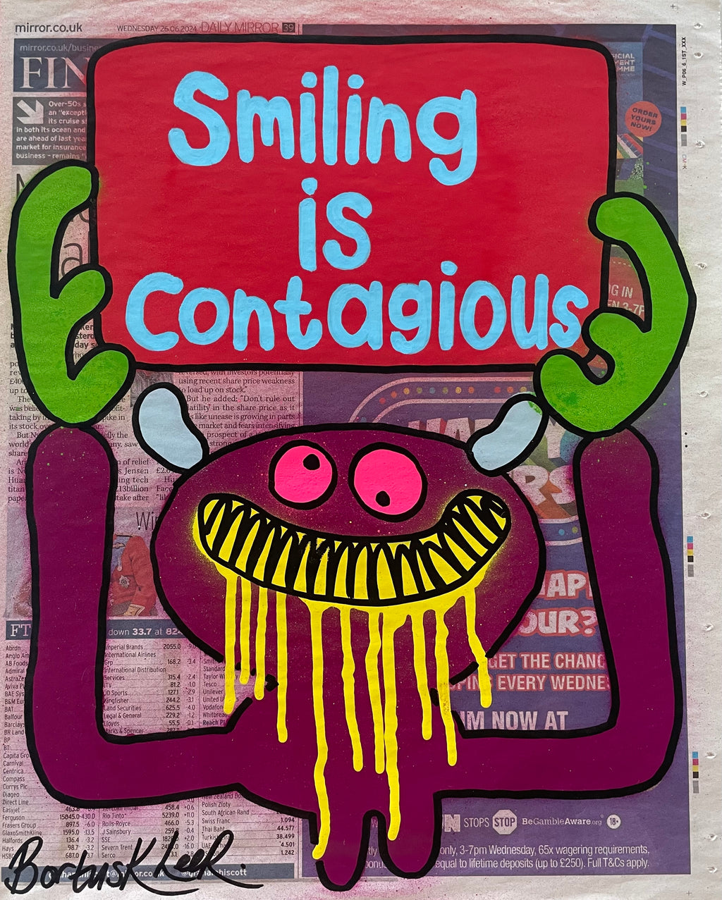 Smiling is contagious