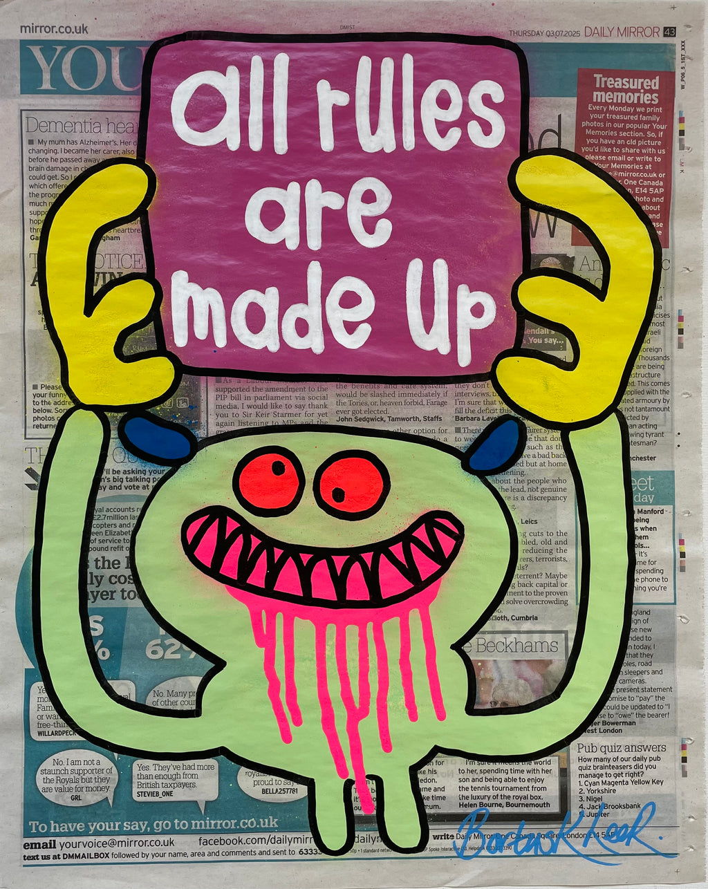 all rules are made up