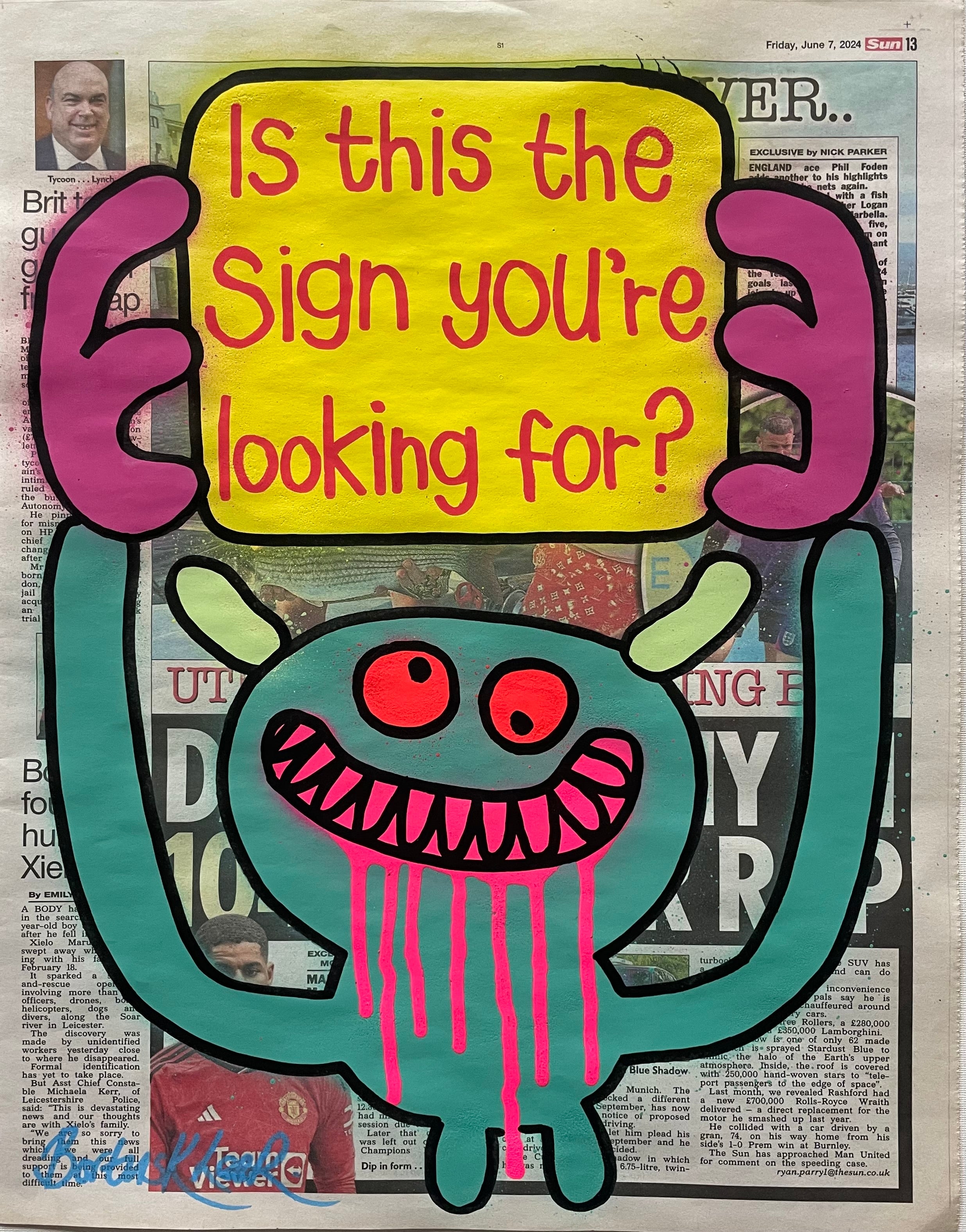 Is this the sign you're looking for?