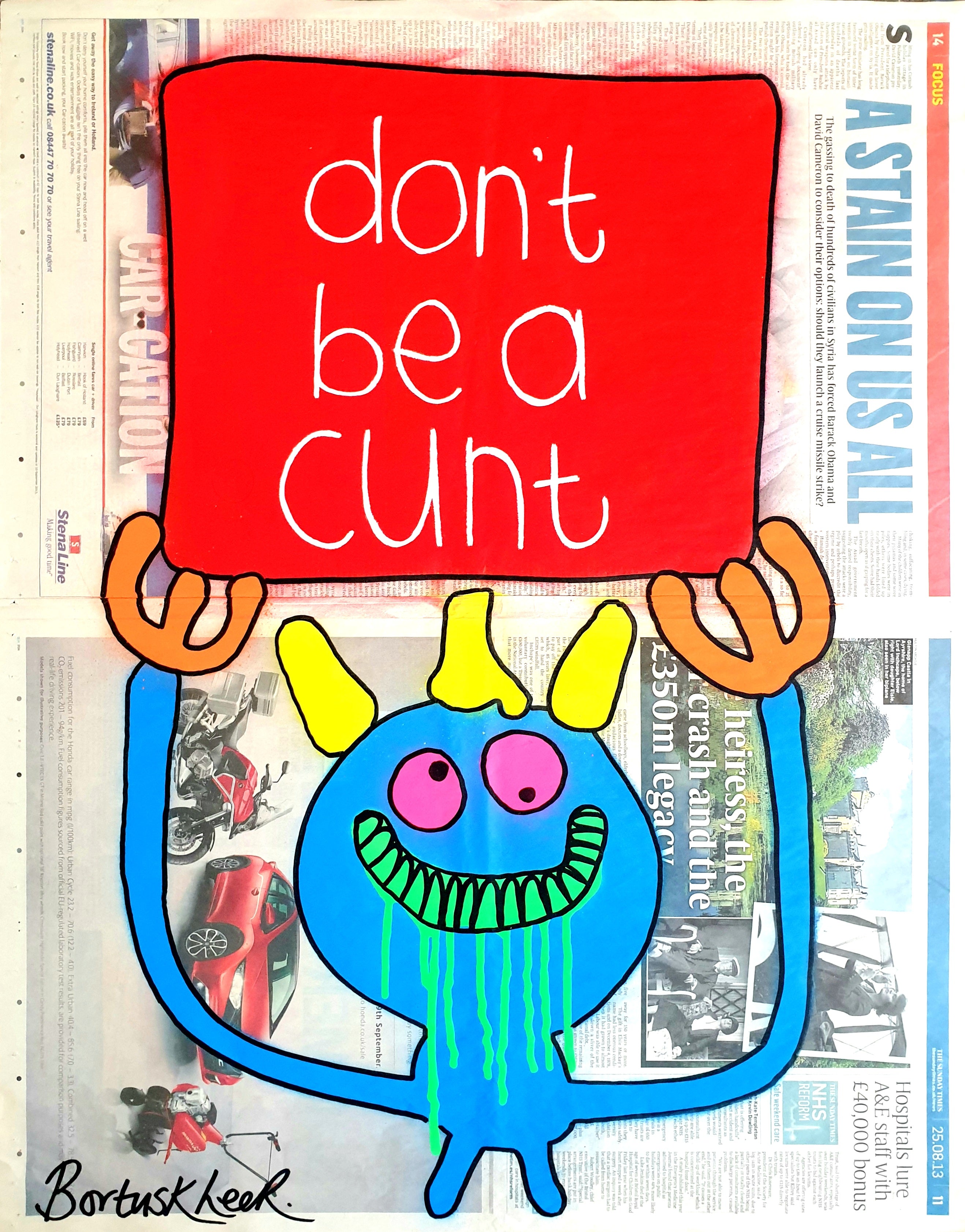 Don't be a cunt (Large)