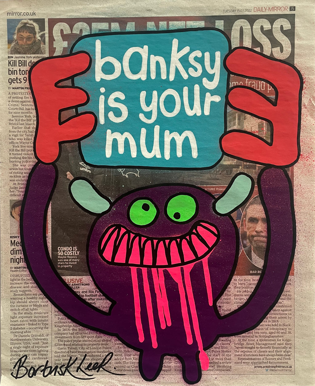 banksy is your mum