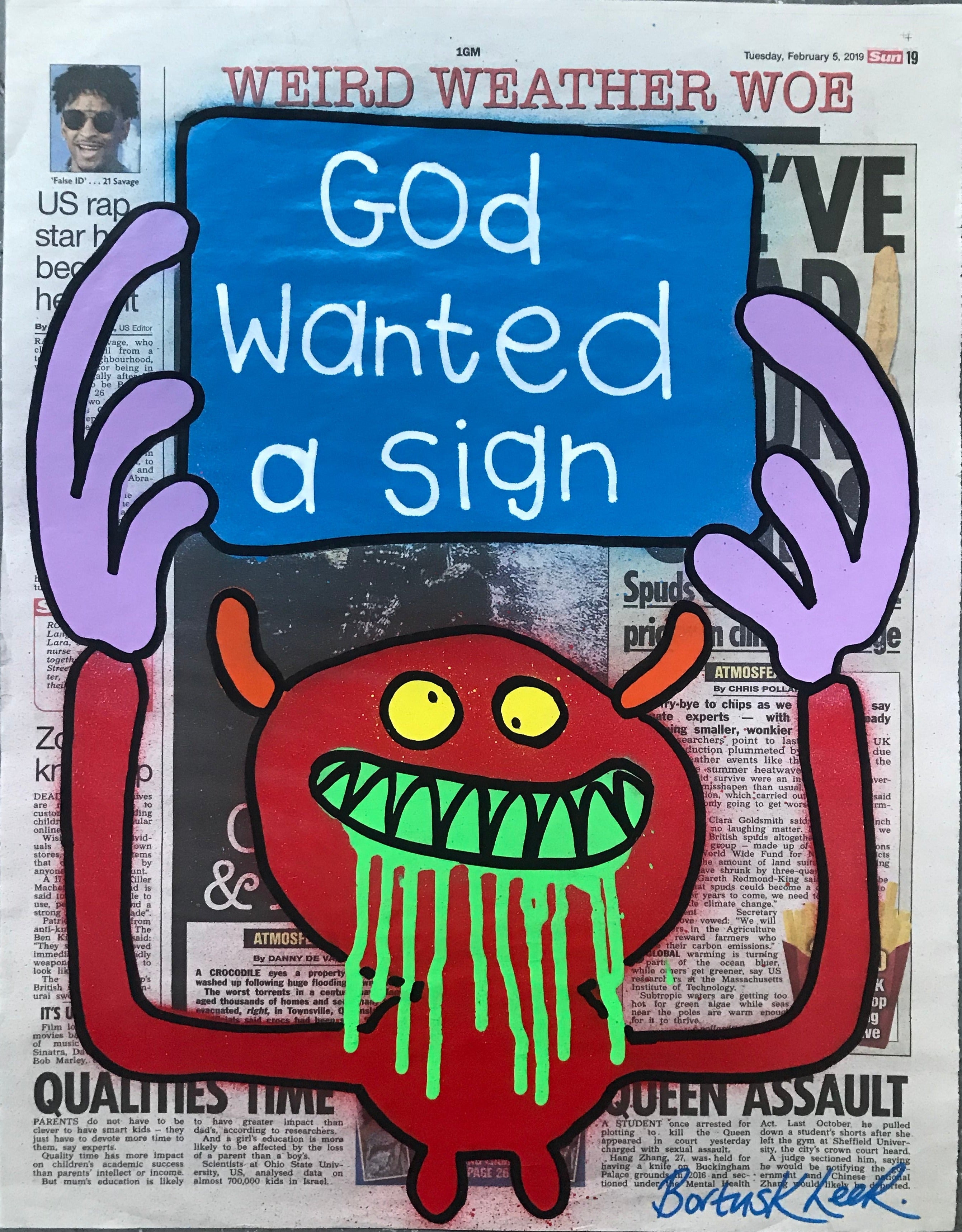god wanted a sign