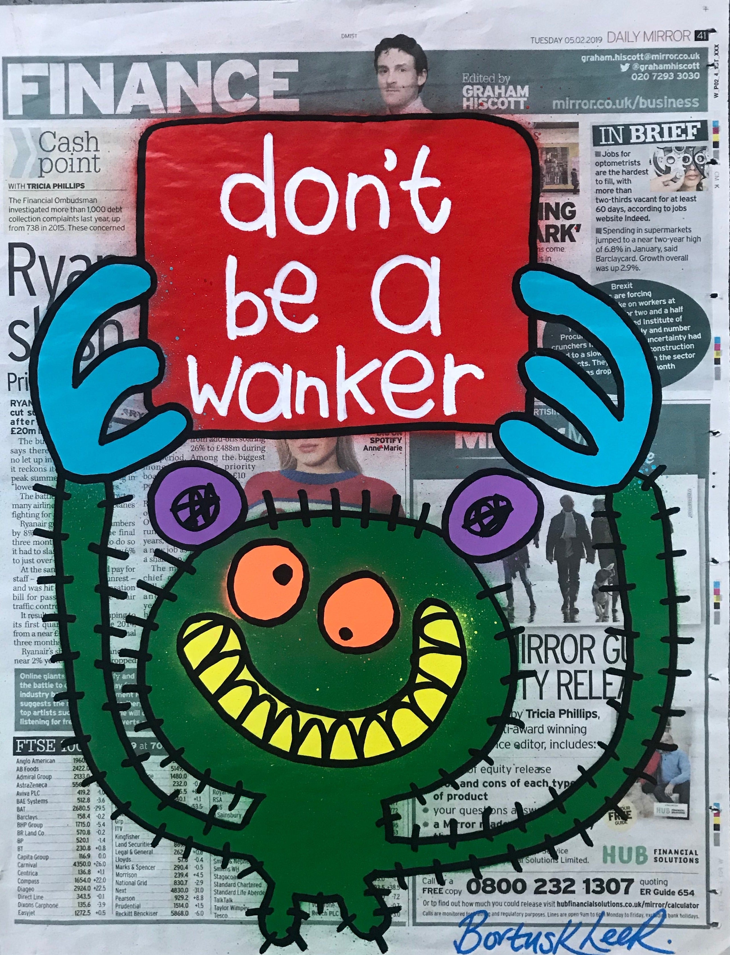 don't be a wanker
